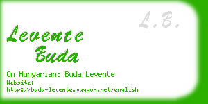 levente buda business card